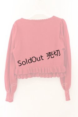 画像3: Leur Getter / フリルニットボレロ M アカ O-26-01-22-053-LU-TO-OW-OS