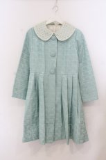 画像1: Leur Getter / 板チョコジャガードコート M ミントブルー O-26-01-22-059-LU-CO-OW-OS (1)