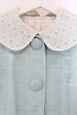 画像2: Leur Getter / 板チョコジャガードコート M ミントブルー O-26-01-22-059-LU-CO-OW-OS (2)