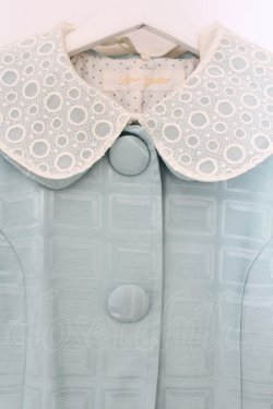 画像2: Leur Getter / 板チョコジャガードコート M ミントブルー O-26-01-22-059-LU-CO-OW-OS