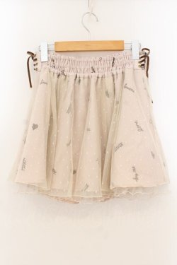 画像3: LIZ LISA / チョコペン柄メッシュスカパン  アイボリー O-26-01-22-005-LO-PA-IG-OS