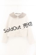 m petit by misako / ファーエリショートJKナガ ジャケット S アイボリー O-26-01-22-060-LO-CO-OW-OS
