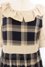 画像2: marcHenTica / アンナワンピース サイズ(採寸をご確認ください) ブラウン O-26-01-22-070-LO-OP-OW-ZT577 (2)