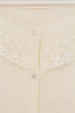 画像2: LIZ LISA / ギンガムチェックリボンカーディガン  オフ×ブルー O-26-01-22-007-LO-TO-IG-OS