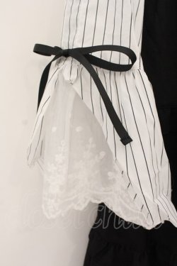 画像3: axes femme POETIQUE / 姫袖風ジャンパースカートドッキングワンピース M クロ O-26-01-22-078-AX-OP-OW-OS