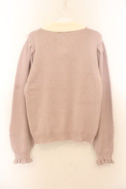 画像3: axes femme / ローズ・ステンドグラスカーディガン F ピンク O-26-01-22-081-AX-TO-OW-OS