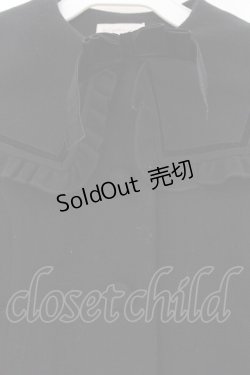 画像2: m petit by misako / セーラー襟ショートコート S クロ O-26-01-22-082-LO-CO-OW-OS