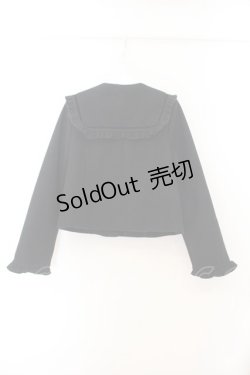 画像3: m petit by misako / セーラー襟ショートコート S クロ O-26-01-22-082-LO-CO-OW-OS