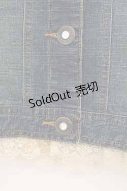 画像2: LIZ LISA / パフスリーブデニムジャケット  インディゴ O-26-01-22-008-LO-JA-IG-OS