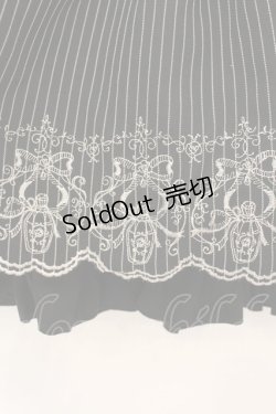 画像2: axes femme POETIQUE / スカラップ刺繍ミニスカート M クロ O-26-01-22-086-AX-SK-OW-OS