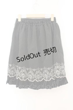 画像3: axes femme POETIQUE / スカラップ刺繍ミニスカート M クロ O-26-01-22-086-AX-SK-OW-OS