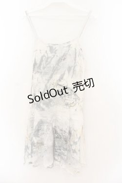 画像5: DARK RED  RUM / プリントダメージキャミソール  ホワイト× O-26-01-22-089-HN-TO-IG-OS