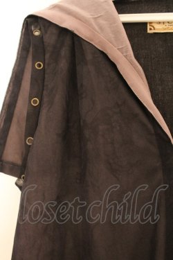 画像2: STEAM / メッシュレイヤードジレ  ブラック×ベージュ O-26-01-22-090-HN-TO-IG-OS