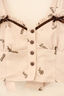 画像2: LIZ LISA / チョコペン柄ビスチェ  アイボリー O-26-01-22-009-LO-TO-IG-OS