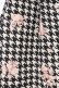 画像2: LIZ LISA / 千鳥花柄タックスカート  クロ×シロ O-26-01-22-010-LO-SK-IG-OS (2)