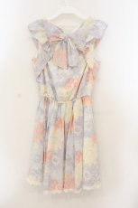 画像3: LIZ LISA / バックリボンフラワーワンピース  サックス O-26-01-22-011-LO-OP-IG-ZT605 (3)