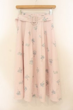 画像1: LIZ LISA / マーガレットブーケ柄スカート  ピンク O-26-01-22-014-LO-SK-IG-ZT606