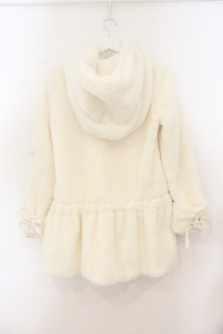 画像4: LIZ LISA / フード付きファーコート  オフシロ O-26-01-22-017-LO-CO-IG-OS