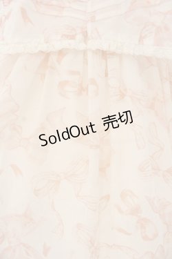 画像3: LIZ LISA / リボン柄ワンピース  シロ×ピンク O-26-01-22-023-LO-OP-IG-OS