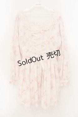 画像1: LIZ LISA / キャットチェリーワンピース  ピンク O-26-01-22-024-LO-OP-IG-OS