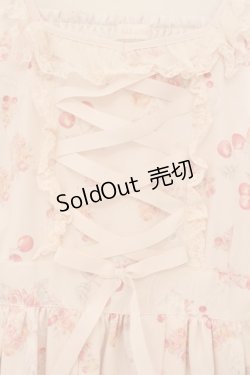 画像2: LIZ LISA / キャットチェリーワンピース  ピンク O-26-01-22-024-LO-OP-IG-OS