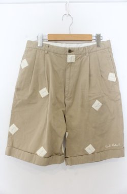 画像1: Karl Helmut / パッチハーフチノパンツ L ベージュ O-26-01-23-006-EL-PA-YM-OS