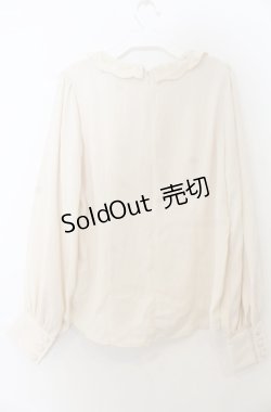 画像2: an another angelus / レースヨーク衿付きプルオーバーブラウス F アイボリー O-26-01-23-055-CA-BL-OW-ZT604