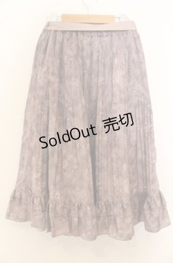 画像2: axes femme / ぼかし柄プリーツスカート M ピンク O-26-01-23-060-AX-SK-OW-OS