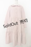PINK HOUSE / 襟付きロングティアードコート  ピンク O-26-01-23-017-LO-CO-OW-OS