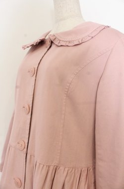 画像2: PINK HOUSE / 襟付きロングティアードコート  ピンク O-26-01-23-017-LO-CO-OW-OS