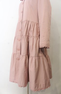 画像3: PINK HOUSE / 襟付きロングティアードコート  ピンク O-26-01-23-017-LO-CO-OW-OS