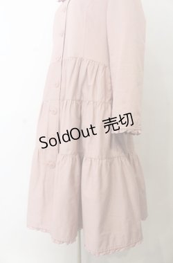 画像3: PINK HOUSE / 襟付きロングティアードコート  ピンク O-26-01-23-017-LO-CO-OW-OS