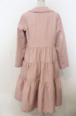 画像4: PINK HOUSE / 襟付きロングティアードコート  ピンク O-26-01-23-017-LO-CO-OW-OS