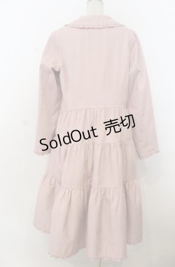 画像4: PINK HOUSE / 襟付きロングティアードコート  ピンク O-26-01-23-017-LO-CO-OW-OS