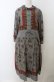 画像1: Jane Marple Dans Le Salon / Flowers of Jouy scarf Agathaドレス M グレー O-26-01-23-020-JM-OP-OW-OS (1)
