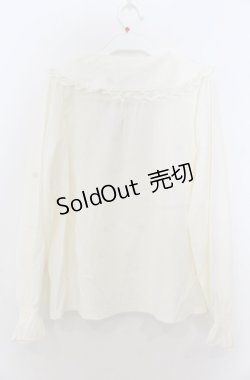 画像2: axes femme kawaii / ストロベリーフィールドブラウス M キナリ O-26-01-23-023-AX-BL-OW-OS