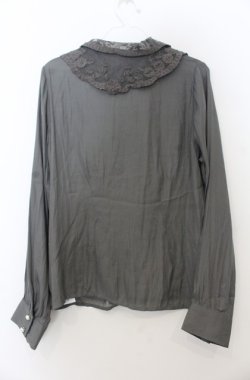 画像2: an another angelus / レースヨーク衿ブラウス F グリーン O-26-01-23-033-CA-BL-OW-OS