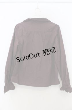 画像2: an another angelus / ピンタックパールボタンブラウス F ワイン O-26-01-23-034-CA-BL-OW-OS