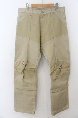 画像1: Karl Helmut / パッチワークパンツ LL ベージュ O-26-01-23-005-EL-PA-YM-OS