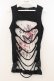 画像2: PEACE NOW / スパイダープリントダメージタンクトップ M ブラック×ホワイト O-26-01-24-032-PU-TO-IG-OS (2)