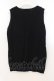 画像3: COMMO ROUGE / ロゴビーズニットタンク  ブラック O-26-01-24-035-PU-TO-IG-ZT010 (3)