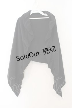 画像1: ALGONQUINS / フリースストール  ブラック O-26-01-24-038-AL-ZA-IG-ZT170