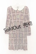 Jane Marple / ロイヤルライブラリーのミニワンピース M ワイン O-26-01-24-040-JM-OP-IG-OS