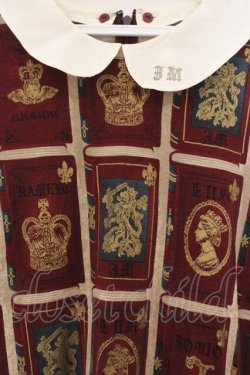 画像2: Jane Marple / ロイヤルライブラリーのミニワンピース M ワイン O-26-01-24-040-JM-OP-IG-OS