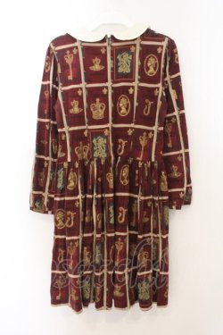 画像3: Jane Marple / ロイヤルライブラリーのミニワンピース M ワイン O-26-01-24-040-JM-OP-IG-OS