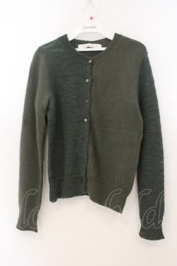 画像1: Jane Marple Dans Le Salon / ニットカーディガン M グリーン O-26-01-24-046-JM-TO-IG-OS