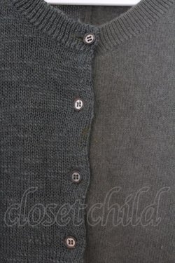 画像2: Jane Marple Dans Le Salon / ニットカーディガン M グリーン O-26-01-24-046-JM-TO-IG-OS