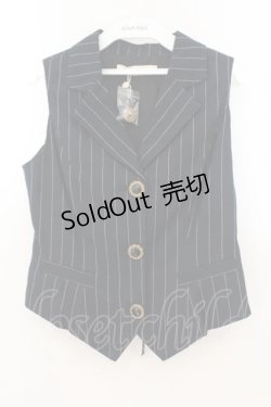 画像1: Miss Point / 薔薇人形 ベスト S ネイビー O-26-01-24-047-0-TO-IG-ZT0209L