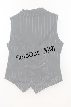 画像3: Miss Point / 薔薇人形 ベスト S ネイビー O-26-01-24-047-0-TO-IG-ZT0209L