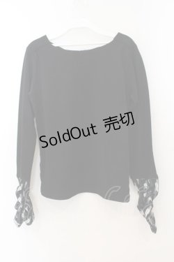 画像4: Qutie Frash / 矢絣クロスカットソー  ブラック O-26-01-24-005-QU-TO-IG-OS